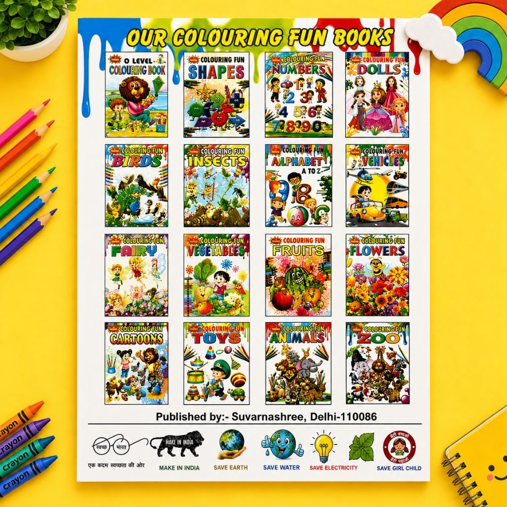 Shapes Colouring Book for Kids – Fun & Creative Learning Activity Book | Suvarnashree - Image 3