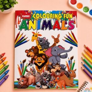 Animals Colouring Book for Kids – Fun & Creative Learning Activity Book | Suvarnashree