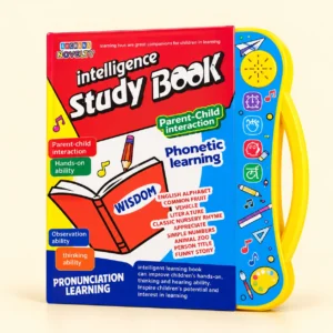 Intelligence Study Book with Sound Buttons for Kids | Interactive Learning Book