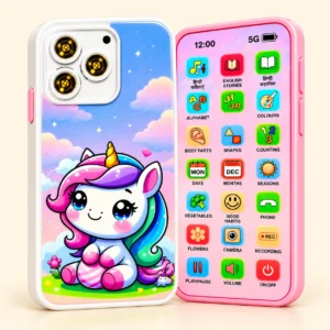 Interactive Learning Phone Toy for Kids with Sound Buttons | English & Hindi Educational Toy
